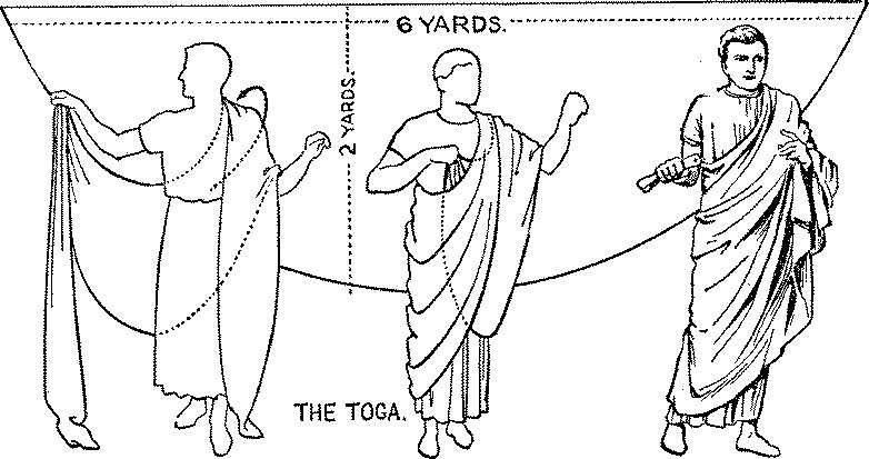 roman togas and tunics